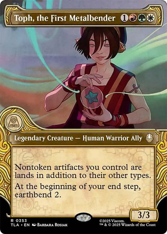 Toph, the First Metalbender (Showcase) (Foil)