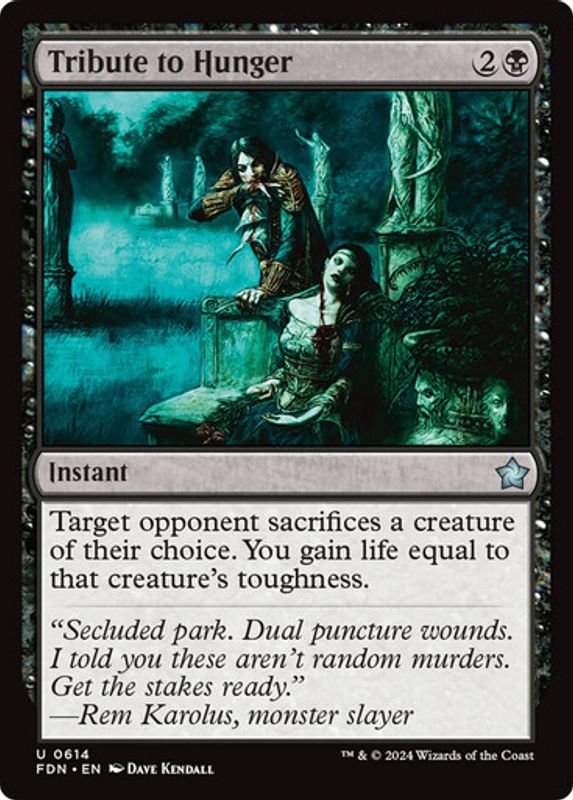 Tribute to Hunger (Foil)