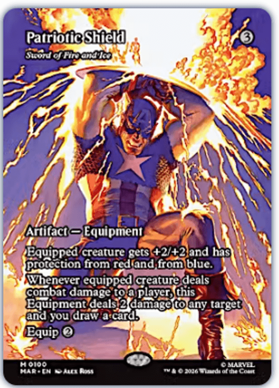 Sword of Fire and Ice (Patriotic Shield)