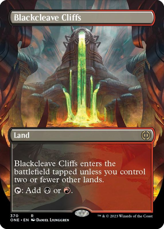 Blackcleave Cliffs (Borderless) (foil)