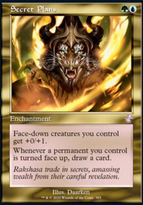 Secret Plans (foil)