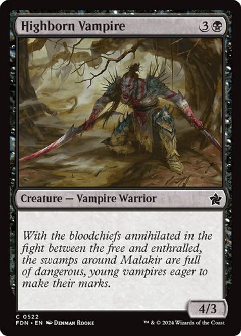 Hovedbilde Highborn Vampire