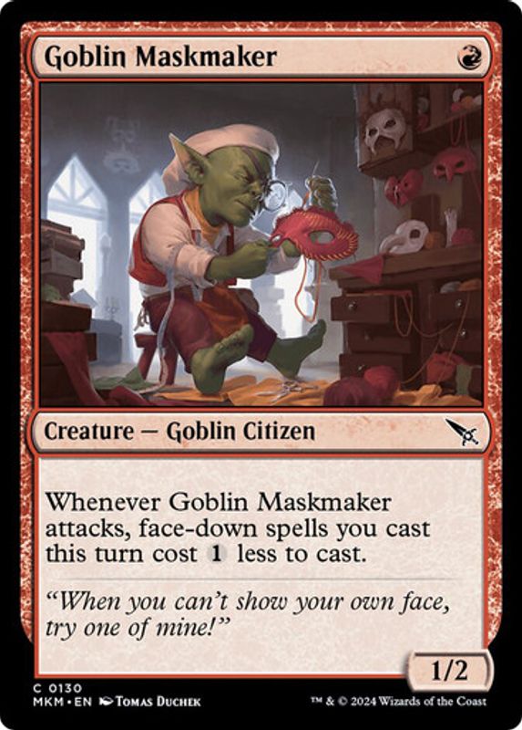 Goblin Maskmaker (Foil)