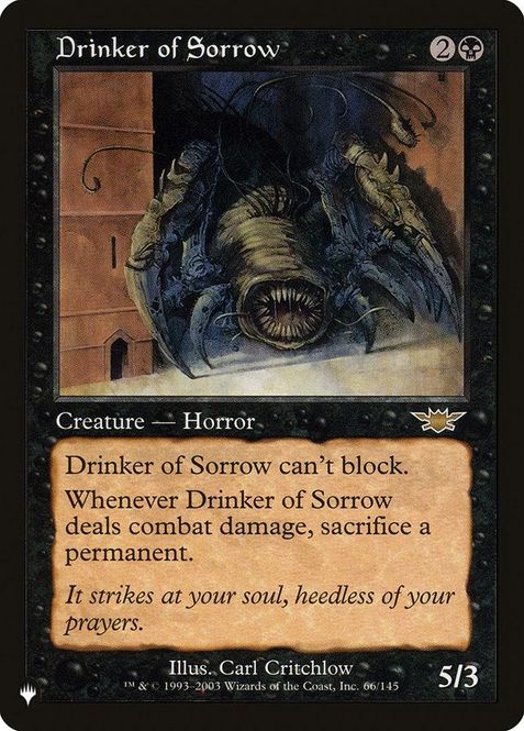Hovedbilde Drinker of Sorrow (Legions)
