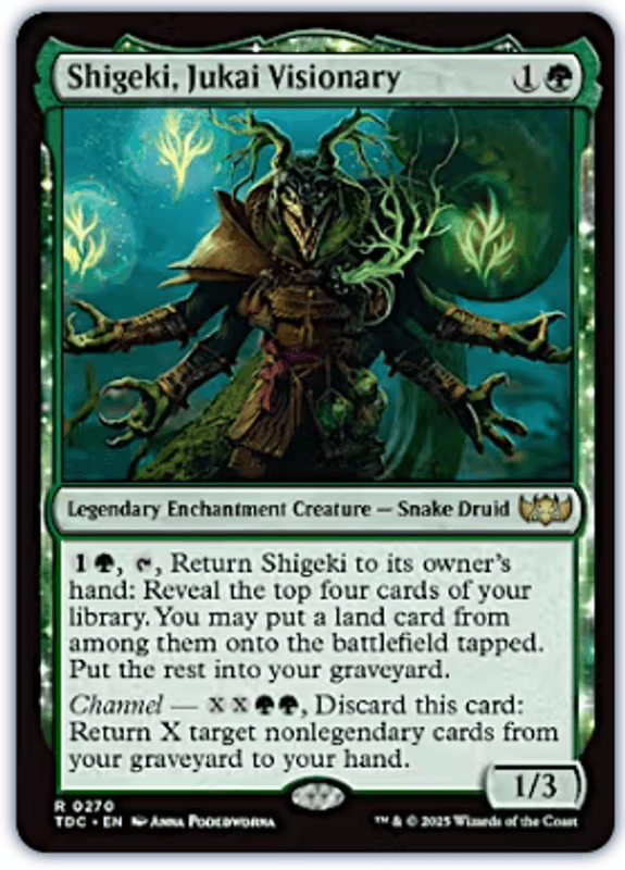 Shigeki, Jukai Visionary