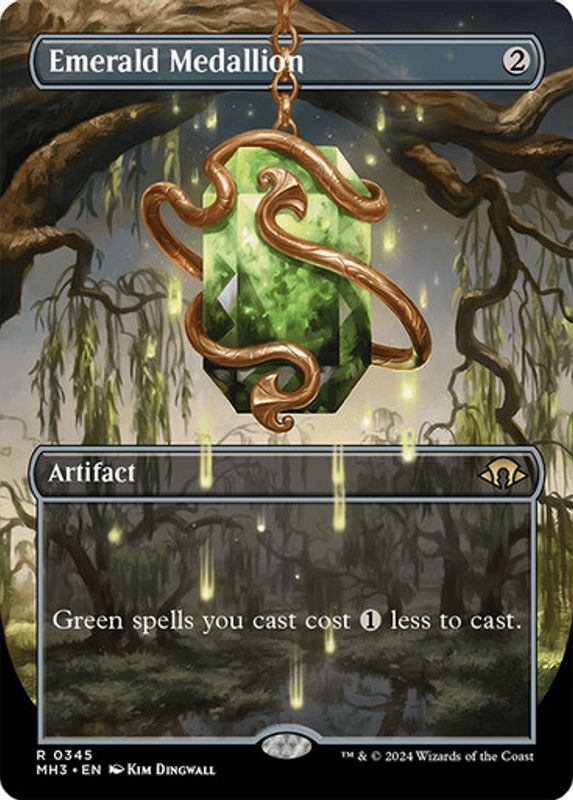 Emerald Medallion (Borderless) (Foil)