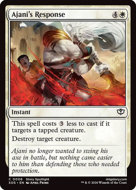 Hovedbilde Ajani's Response (Foil)