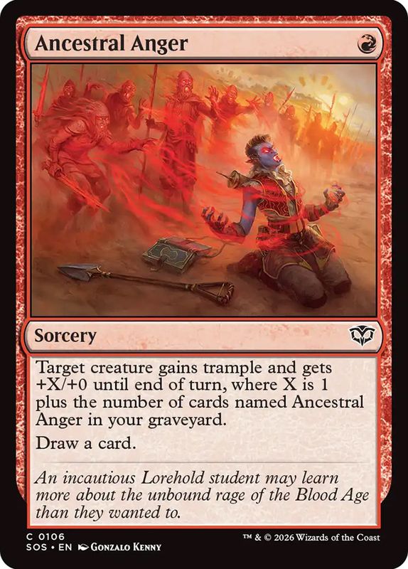 Ancestral Anger (Foil)