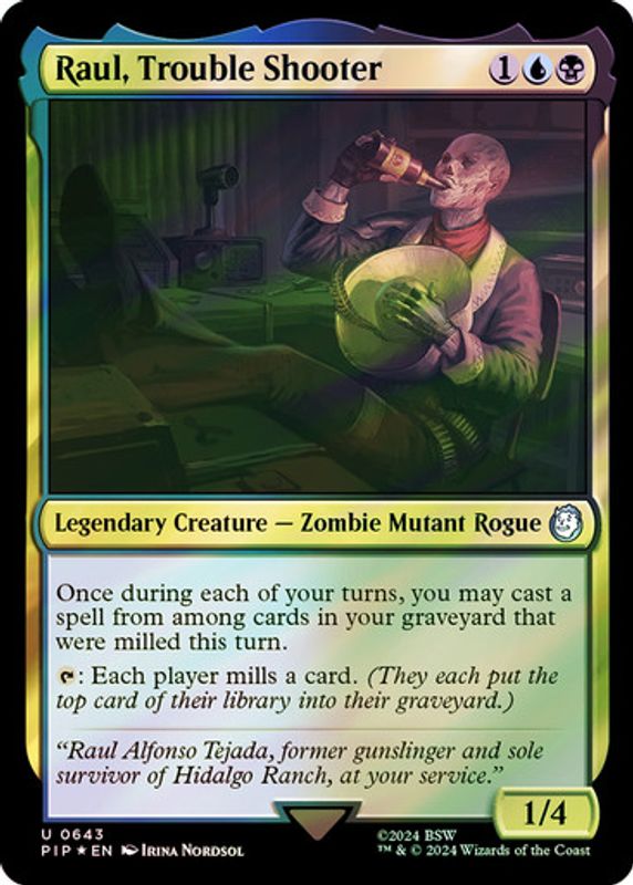 Raul, Trouble Shooter (0643 - Surge Foil)