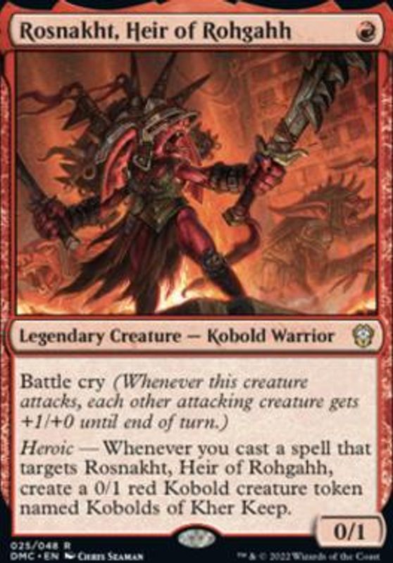 Rosnakht, Heir of Rohgahh