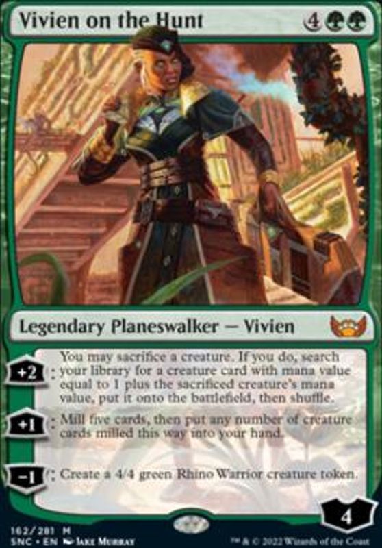 Vivien on the Hunt (foil)