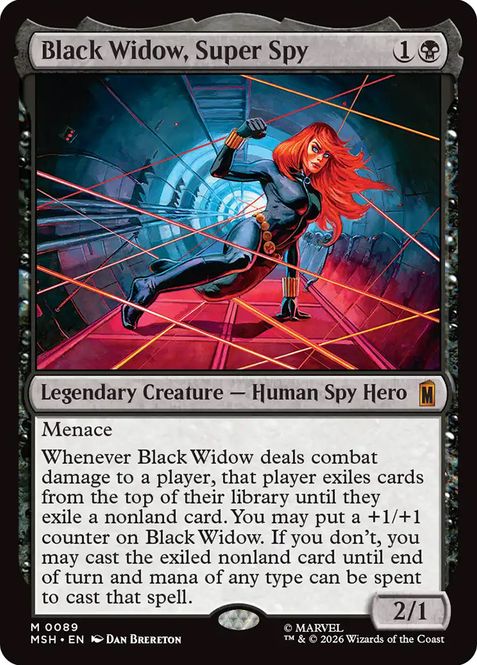 Hovedbilde Black Widow, Super Spy (Foil)