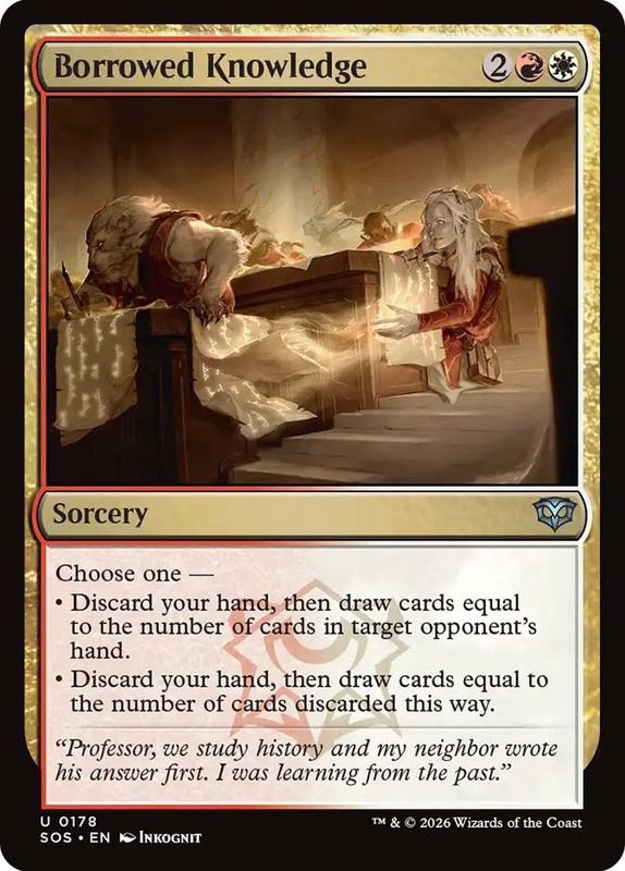 Borrowed Knowledge (Foil)