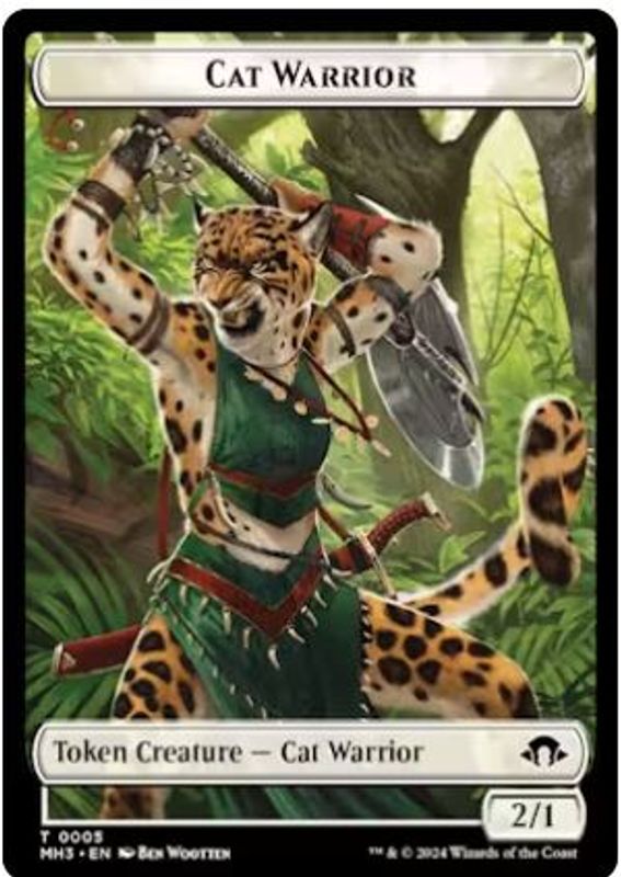 Cat Warrior Token