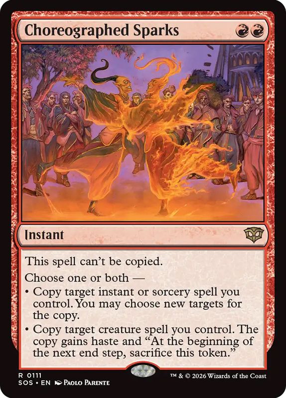 Choreographed Sparks (Foil)