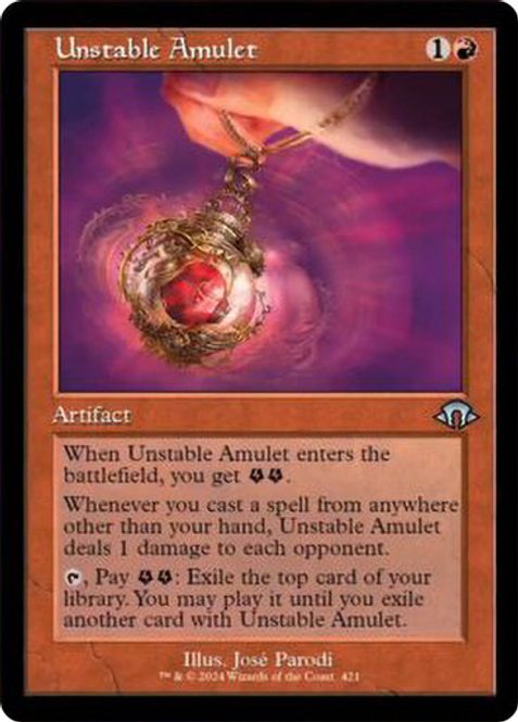 Hovedbilde Unstable Amulet (Retro Frame)