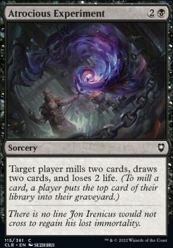 Atrocious Experiment (foil)