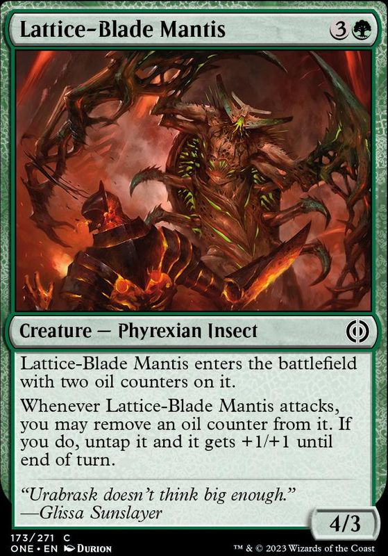 Lattice-Blade Mantis (foil)