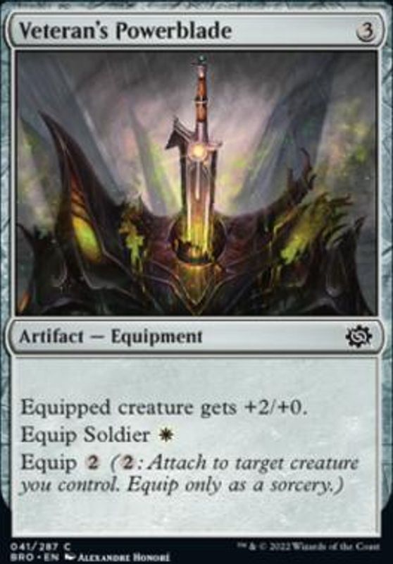 Veteran's Powerblade (foil)