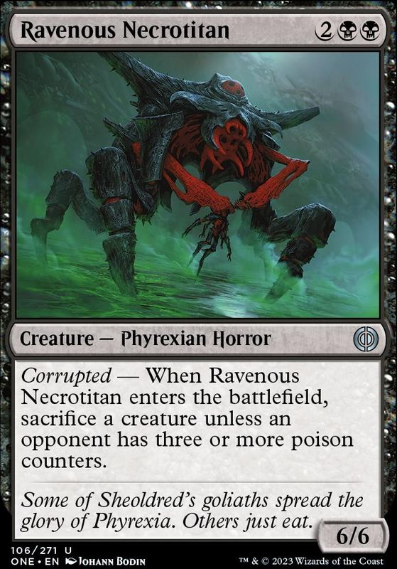 Ravenous Necrotitan (foil)