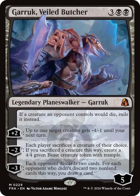 Garruk, Veiled Butcher (foil)