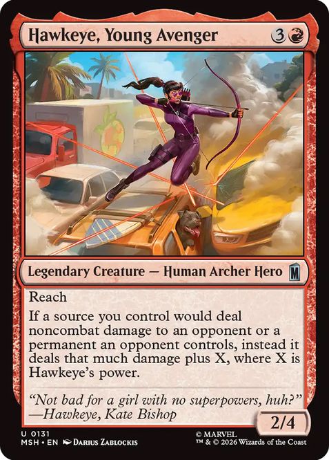 Hovedbilde Hawkeye, Young Avenger (Foil)