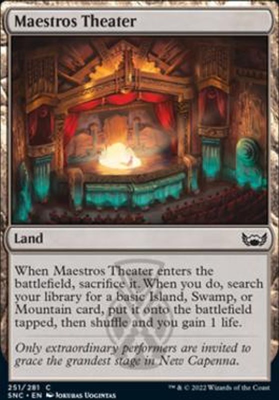 Maestros Theater (foil)