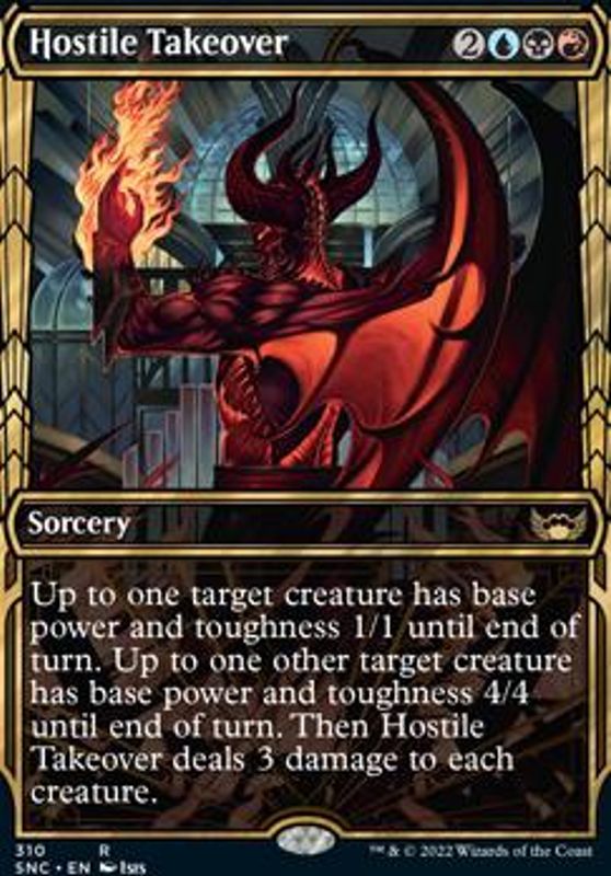 Hostile Takeover (Showcase) (foil)