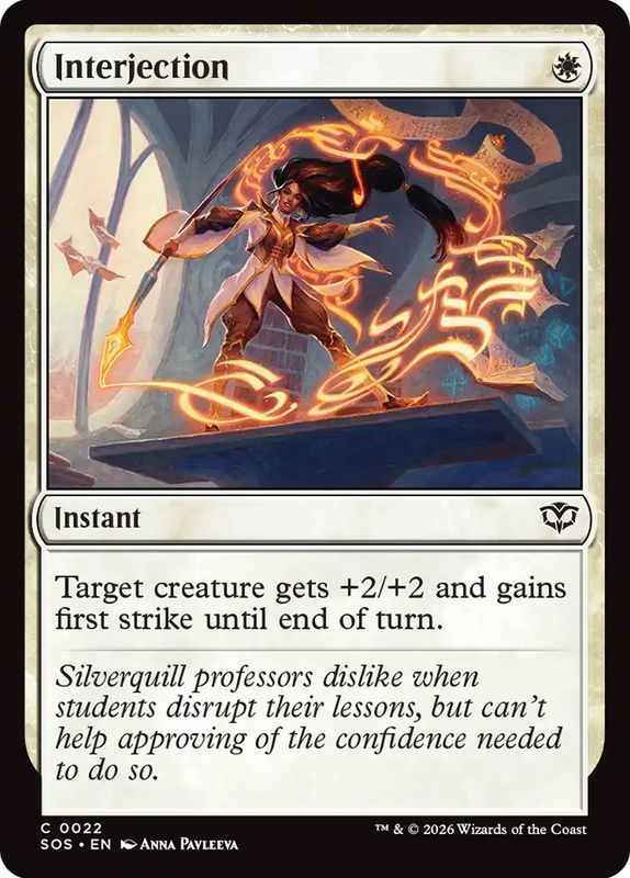Interjection (Foil)