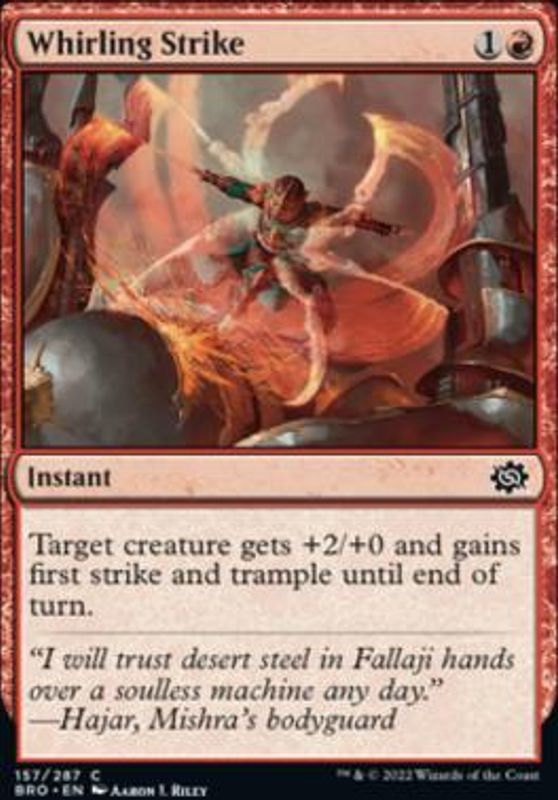 Whirling Strike (foil)