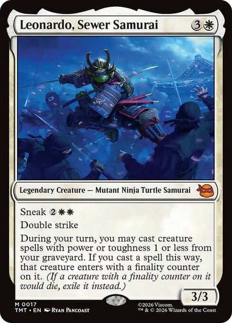 Hovedbilde Leonardo, Sewer Samurai