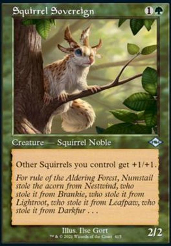 Squirrel Sovereign (Retro Frame)