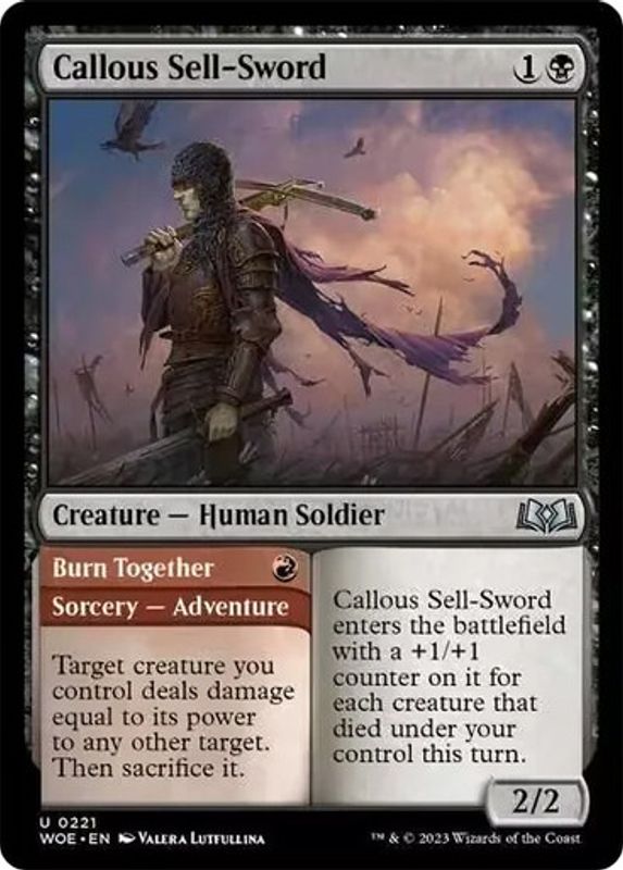 Callous Sell-Sword (Foil)
