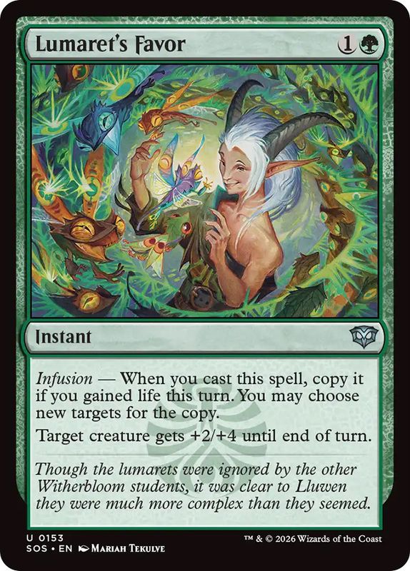 Lumaret's Favor (Foil)