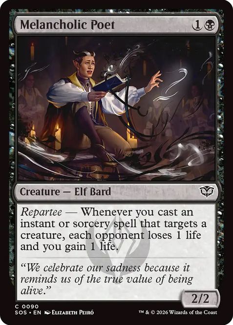 Hovedbilde Melancholic Poet (Foil)