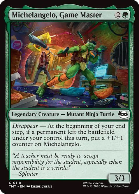 Hovedbilde Michelangelo, Game Master