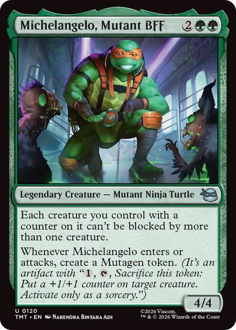 Hovedbilde Michelangelo, Mutant BFF