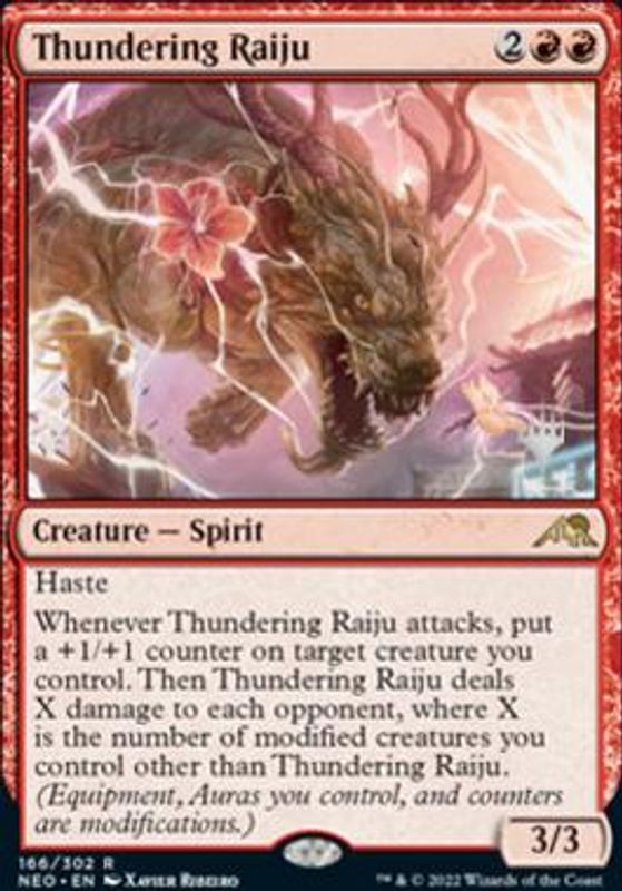 Thundering Raiju (Promo Pack, Foil)