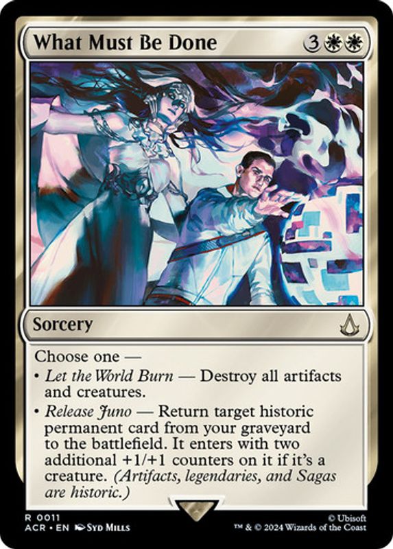 What Must Be Done (Foil)