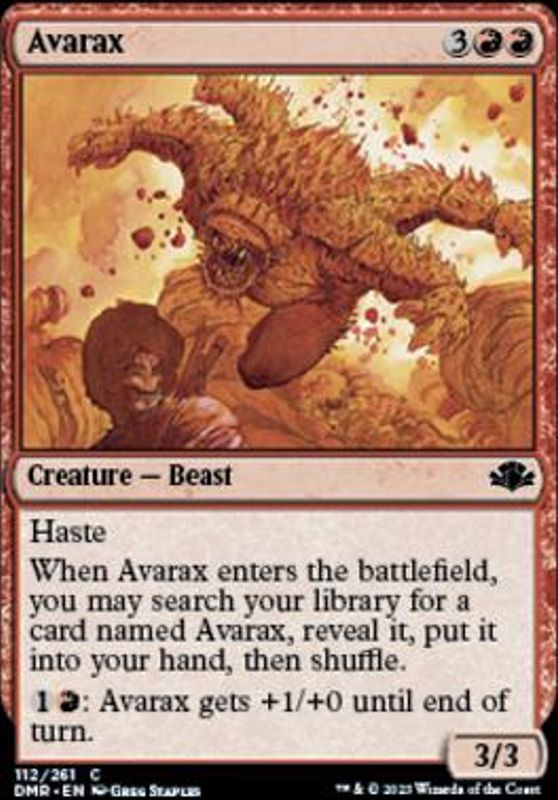 Avarax (foil)