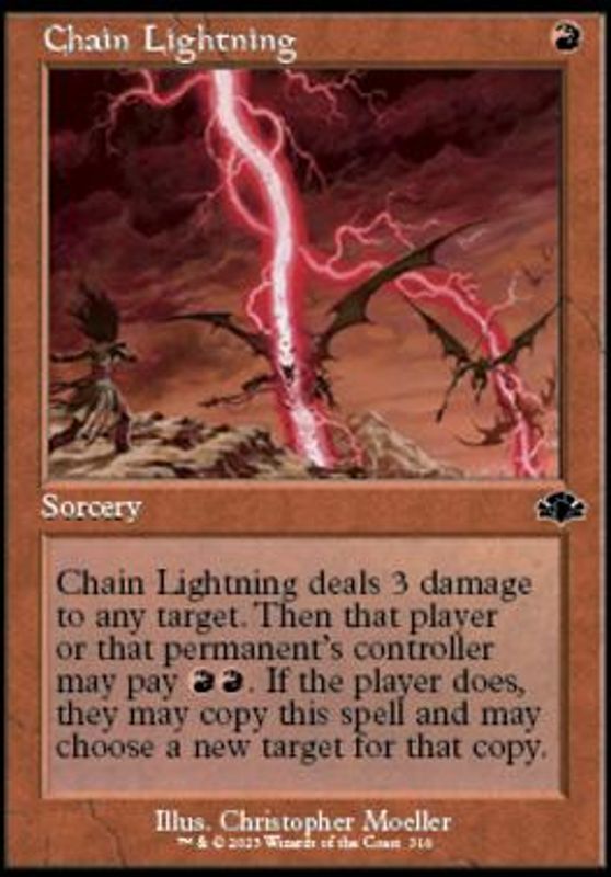 Chain Lightning (Retro Frame) (foil)