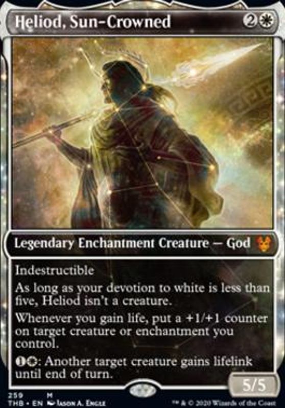 Heliod, Sun-Crowned (Showcase, foil)