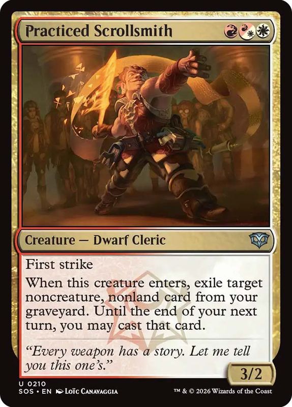 Practiced Scrollsmith (Foil)