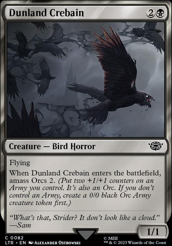 Dunland Crebain (foil)