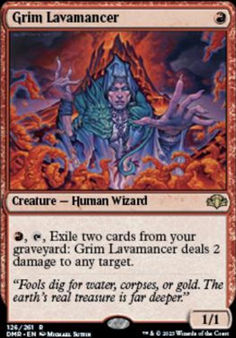 Hovedbilde Grim Lavamancer (foil)