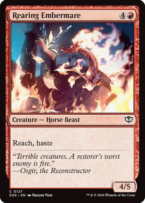 Hovedbilde Rearing Embermare (Foil)