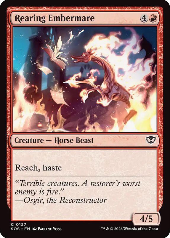 Rearing Embermare (Foil)