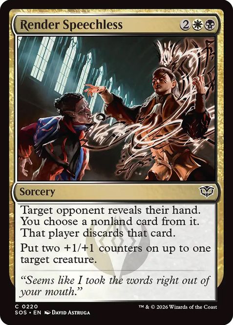 Hovedbilde Render Speechless (Foil)