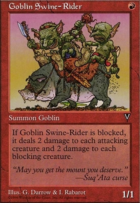 Goblin Swine-Rider