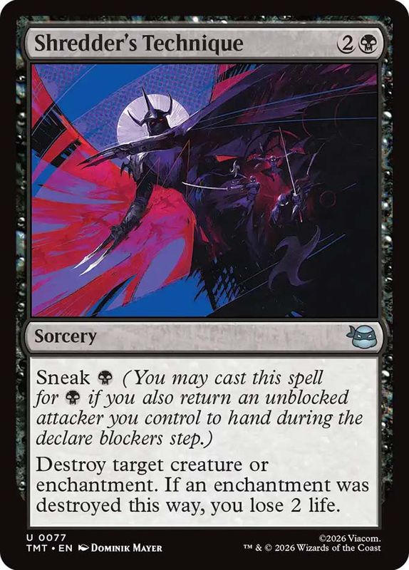 Shredder's Technique (Foil)